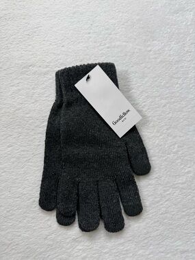 Target Men's Black Knit Gloves